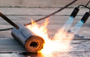 West Row asphalt flat roofing repairs