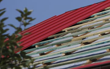 West Row corrugated roofing costs