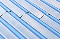 West Row corrugated roofing