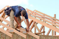 West Row roof trusses